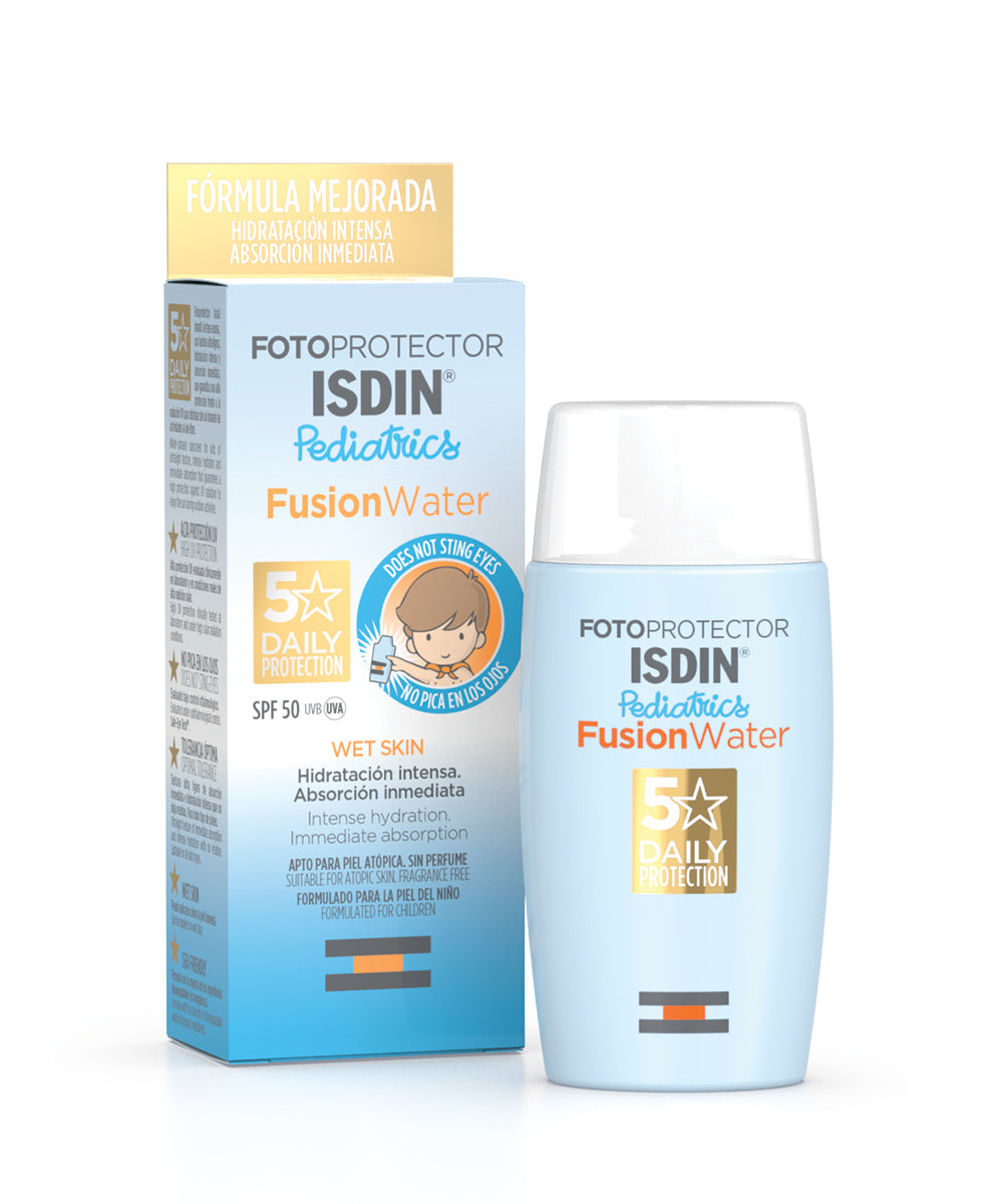 Fotoprotector Pediatrics Fusion Water SPF50 PA+++ 50ml (EXP: 03/2026)
